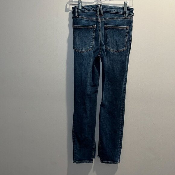 Good American Womens Skinny Jeans 0/25 Mid-Rise Stretch Denim Fit - Picture 4 of 9